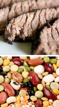 Meat and beans